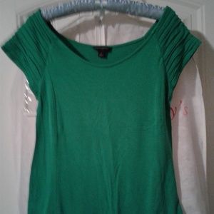 Banana Republic grass green short sleeve shirt